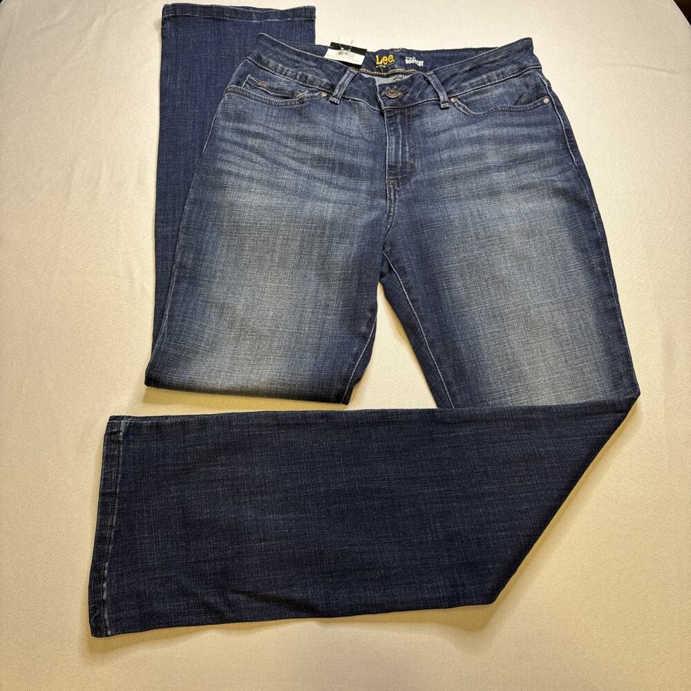 Lee Modern Series Womens Curvy Fit Bootcut Jeans Size 12 Med NWT #0045